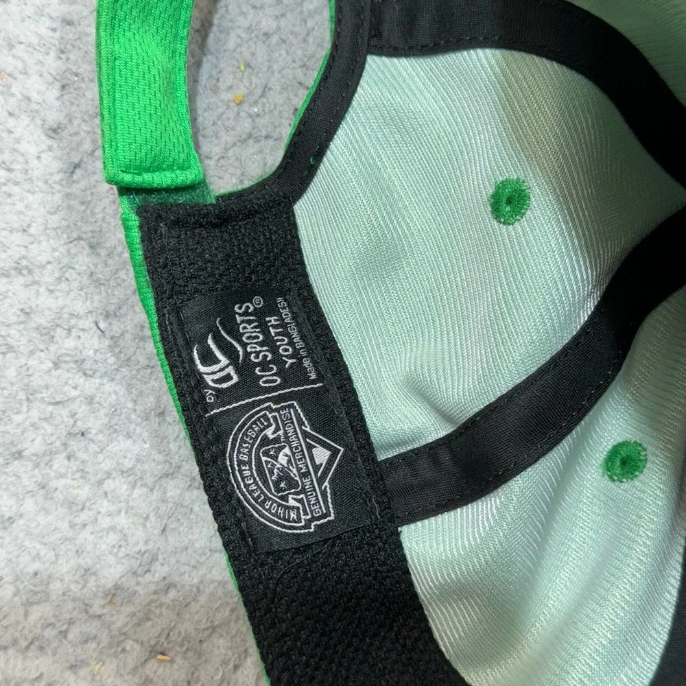 Norfolk Tides Hat Cap Strap Back Green Streetwear Retro Rare MiLB Youth
